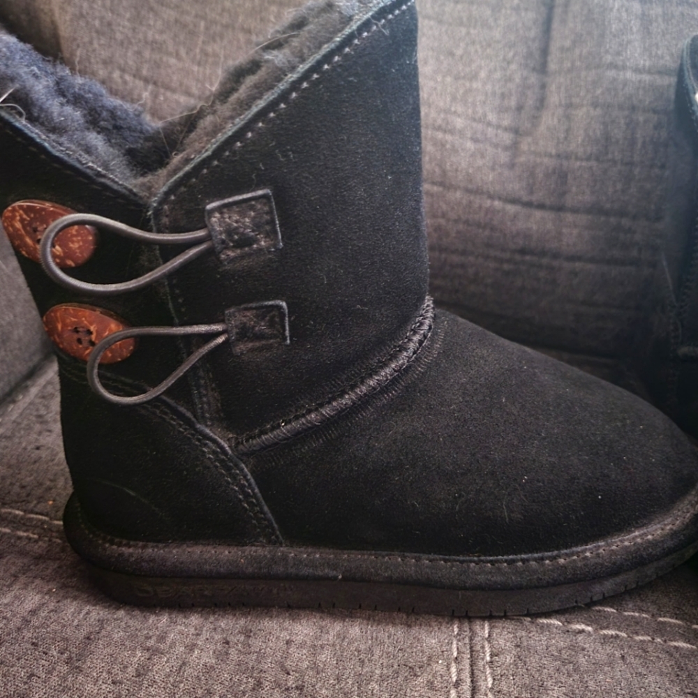 Girls Bear paw boots